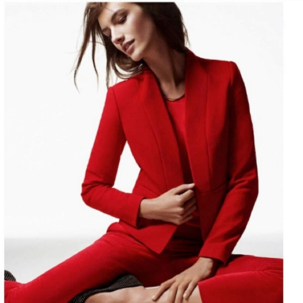 Ann Taylor Red Blazer